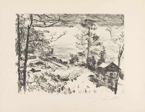 Lovis Corinth - Vorfrühling im Gebirge. 1922. - Weitere Abbildung