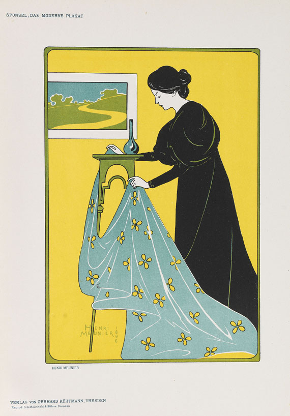Jean Louis Sponsel - Das moderne Plakat. 1897 - Weitere Abbildung