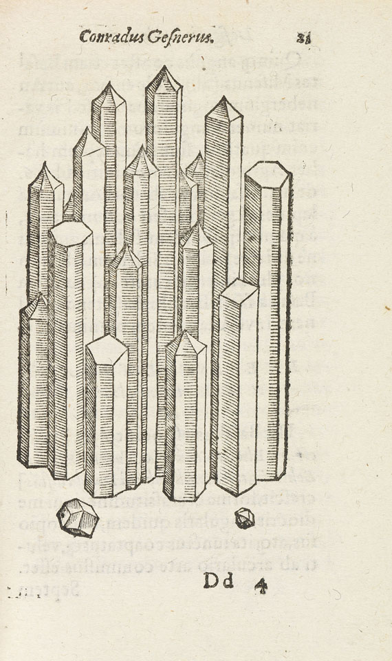 Conrad Gesner - De omni rerum fossilium genere. 1565.
