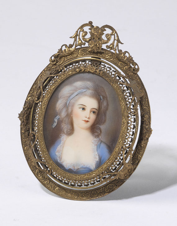  Miniatur - Porträt einer jungen Dame (Marie Antoinette?) - Weitere Abbildung