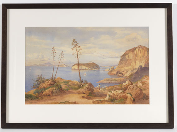 Corrodi - Blick auf die Insel Nisida im Golf von Pozzuoli