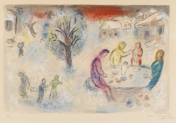 Chagall - Das Mahl bei Dryas
