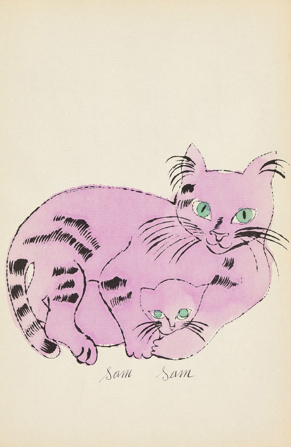 Andy Warhol - 25 Cats name[d] Sam and one Blue Pussy - Weitere Abbildung