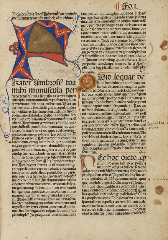 Biblia latina - Biblia latina. 1482.