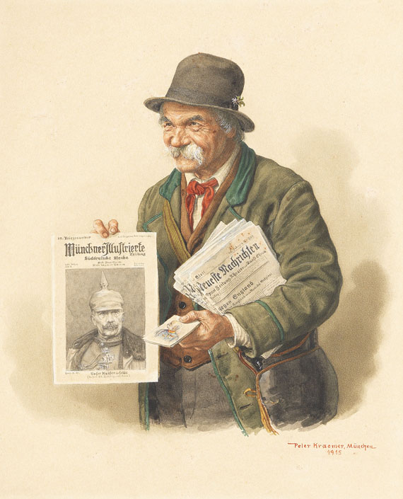 Peter Kraemer II - Münchner Zeitungsverkäufer