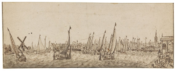 Niederlande - Fischereiflotte vor holländischem Hafen