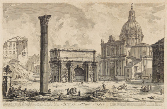 Giovanni Battista Piranesi - Arco di Settimo Severo