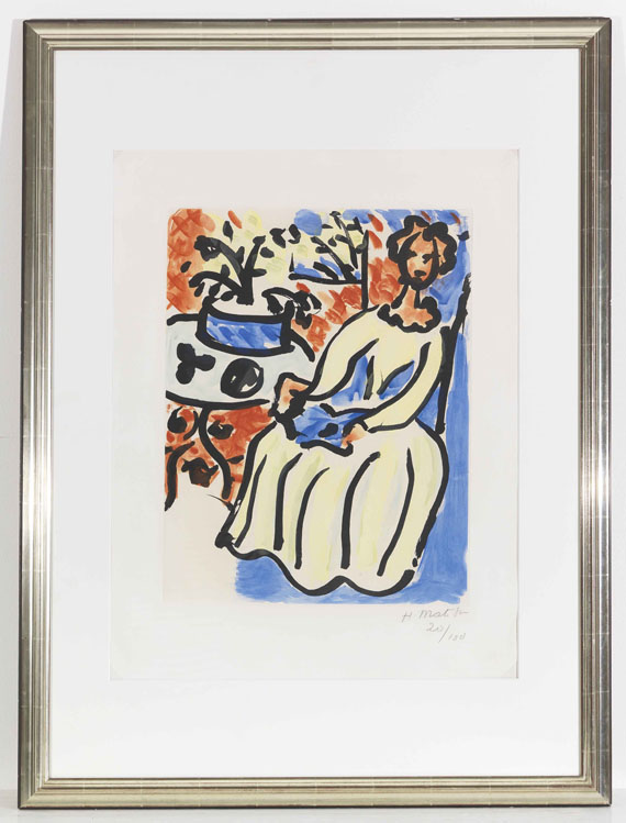 Henri Matisse - Marie-José en robe jaune - Rahmenbild