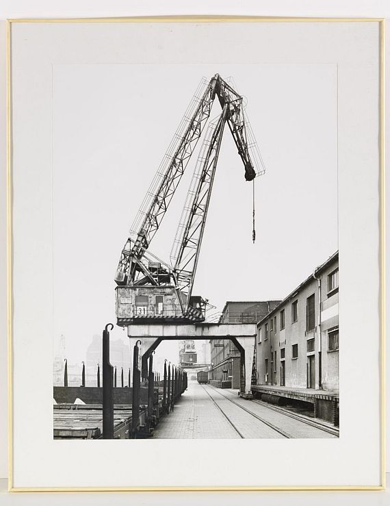 Thomas Struth - Projekt "Rheinhafen Düsseldorf" (Kran 31) - Rahmenbild