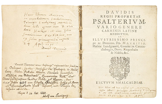 Moritz von Sachsen - Davidis Psalterium. 1593 - Weitere Abbildung