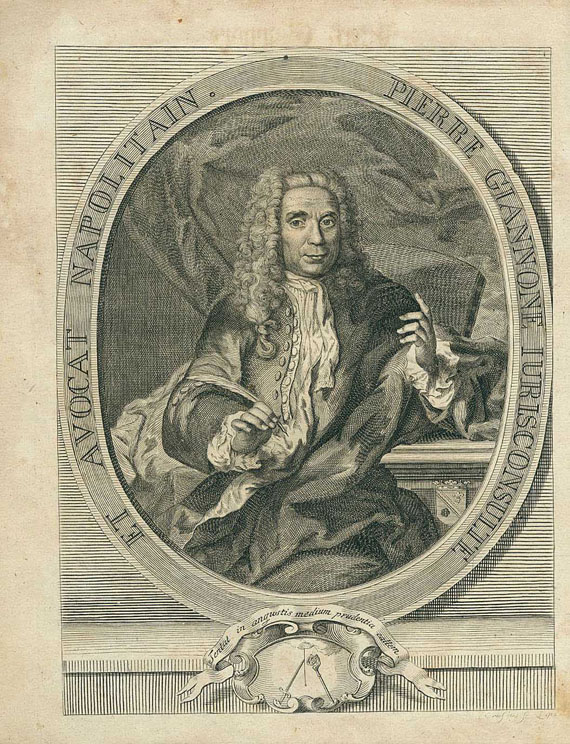 Peters Giannone - Königreich Neapel. 1758ff. 4 Bde.