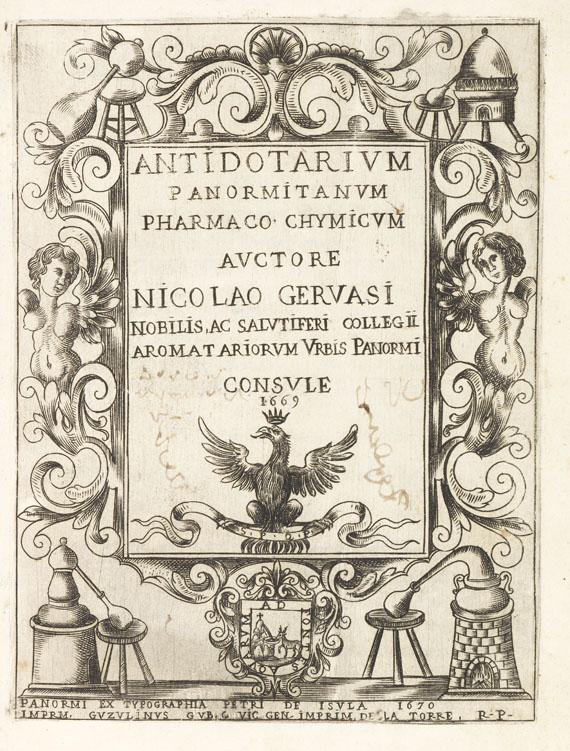 Nicolao Gervasi - Antidotarium Panormitanum. 1669