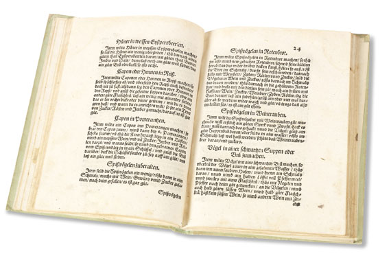 Georg von Augsburg Mayr - Ain kunstreich (und) bewehrt Kochbuch. 1577