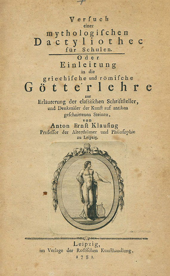 Anton Ernst Klausing - Götterlehre