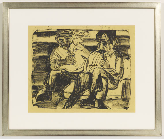 Ernst Ludwig Kirchner - Zwei Bauern - Rahmenbild