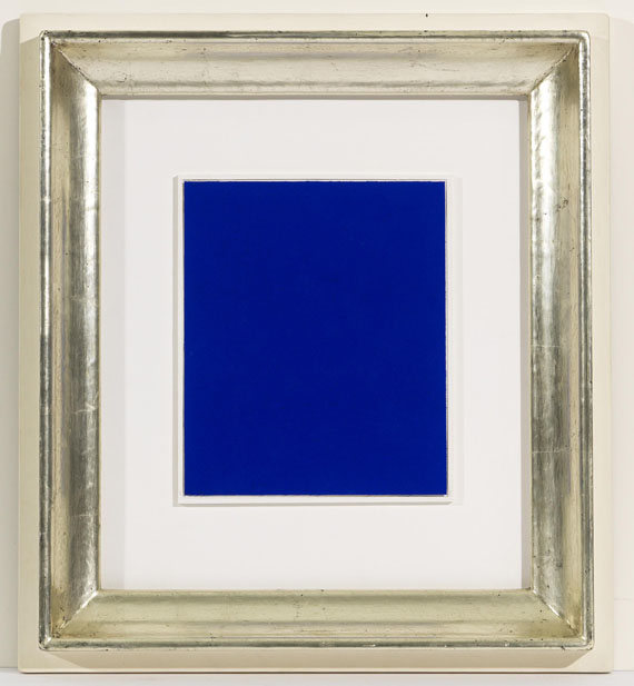 Yves Klein - Monochrome bleu (IKB 262) - Rahmenbild