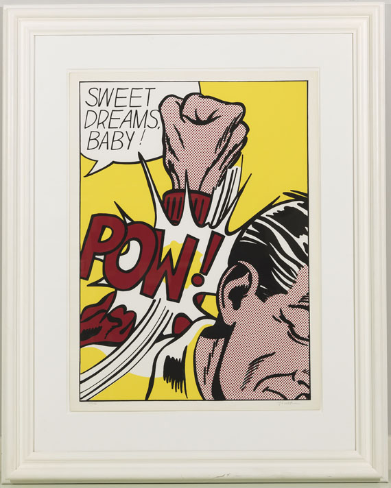 Roy Lichtenstein - Sweet Dreams Baby! - Rahmenbild