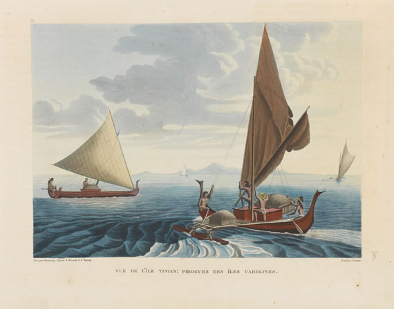 Louis Claude de Freycinet - Voyage autour du monde. Atlasband. - Weitere Abbildung