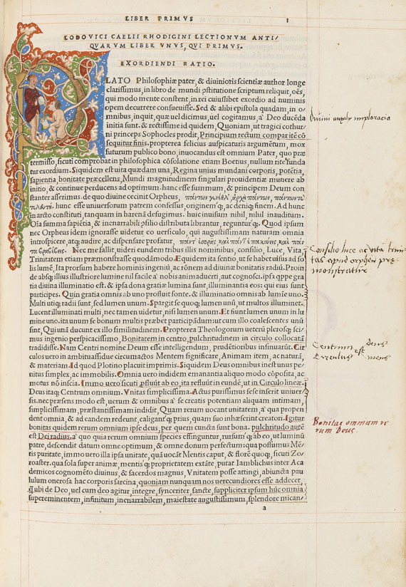 Ludovico Ricchieri - Sicuti antiquarum lectionum. Aldus 1516 - Weitere Abbildung