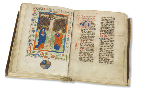   - Missale von Mechelen (Pergament-Manuskript). Um 1420. - Weitere Abbildung