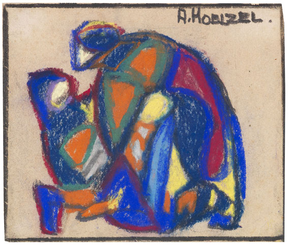 Adolf Hölzel - Figürliche Komposition (der verlorene Sohn)