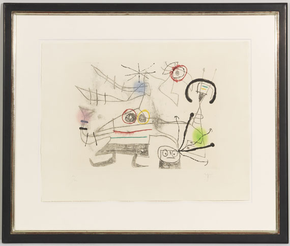 Joan Miró - Femme-Oiseau II - Rahmenbild