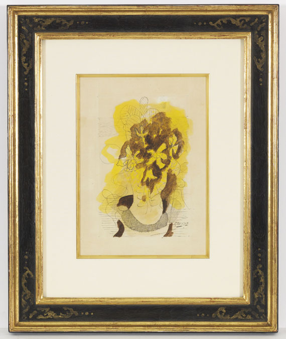 Georges Braque - Nature morte aux fleurs - Rahmenbild