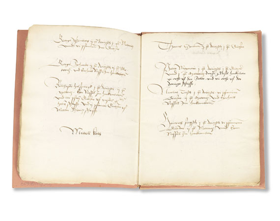   - Manuskript 1505 (Ordnung der Siedehütten, Halle/Saale)