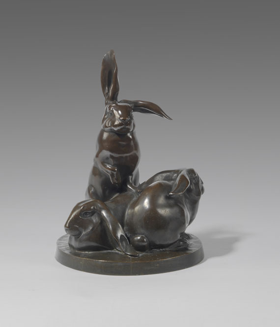 Wilhelm Krieger - Hasengruppe (Kaninchengruppe) - Weitere Abbildung