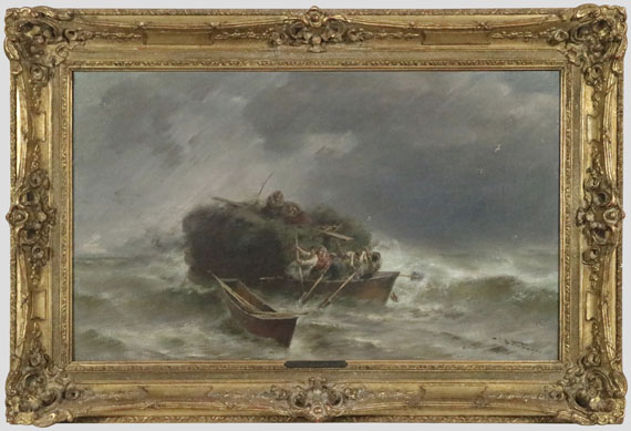 Wopfner - Heuschiff im Sturm