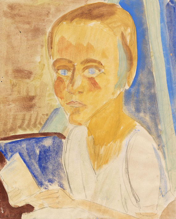 Erich Heckel - Portrait Siddi Heckel