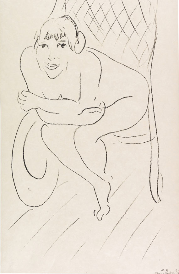 Henri Matisse - Nu au rocking chair