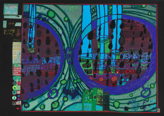 Friedensreich Hundertwasser - Regentag - Weitere Abbildung