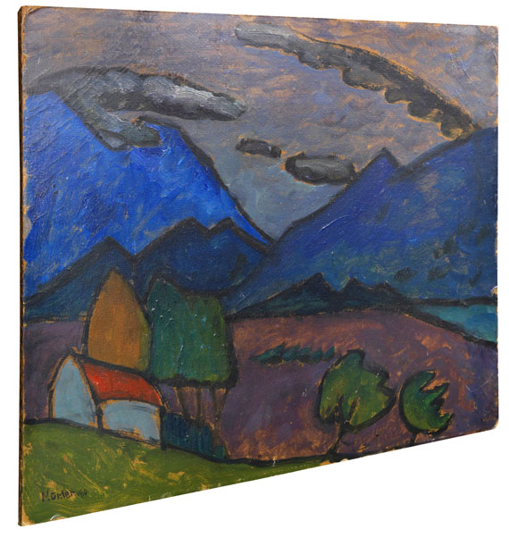 Gabriele Münter - Berglandschaft mit Haus - Weitere Abbildung