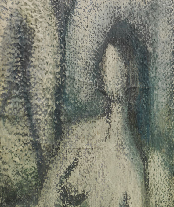 Otto Mueller - Vier Badende (Stehende und liegende weibliche Akte, Badende, Vier lebensgroße Akte auf der Wiese) - Weitere Abbildung