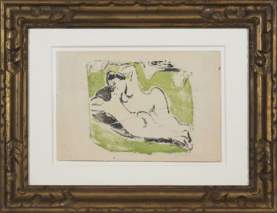 Ernst Ludwig Kirchner - Sich sonnende Badende - Rahmenbild