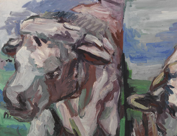 Georg Baselitz - Zwei halbe Kühe