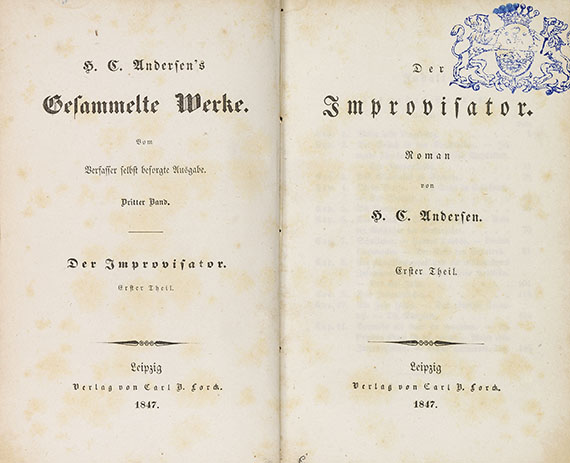 Hans Christian Andersen - Werke. 30 Tle. in 10 Bdn.