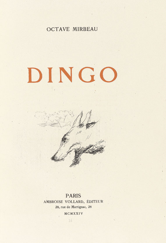 Octave Mirbeau - Dingo - Weitere Abbildung