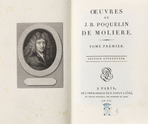Jean Baptiste Poquelin Molière - Oeuvres. 8 Bde. - Weitere Abbildung