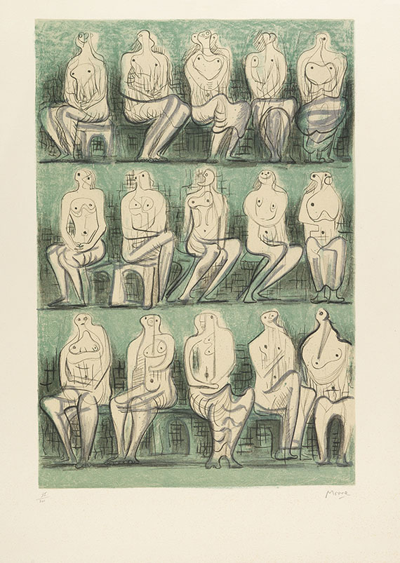 Henry Moore - Seated figures