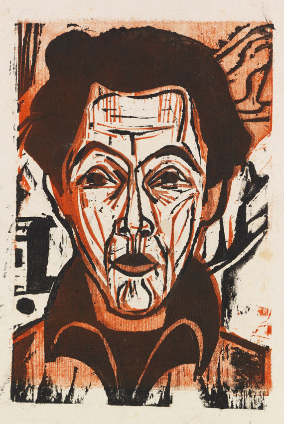 Ernst Ludwig Kirchner - Selbstportrait