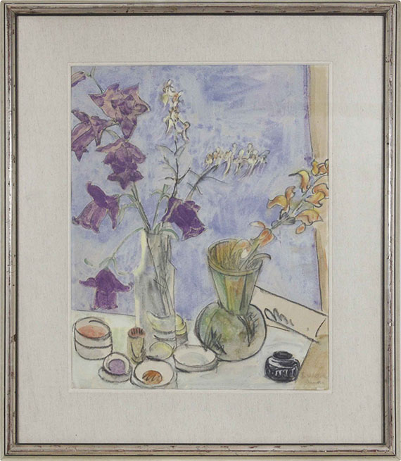 Erich Heckel - Glockenblumen (Blumen) - Rahmenbild