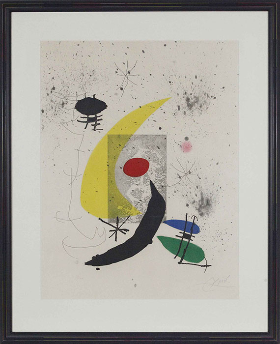 Joan Miró - Pour Paul Éluard - Rahmenbild
