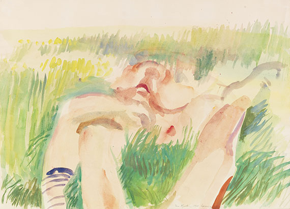 Maria Lassnig - Im Garten