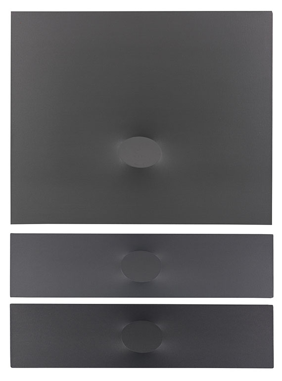 Turi Simeti - Un ovale grigio (2-teilig)