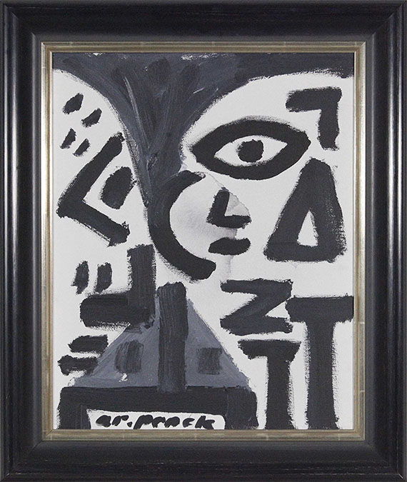 A. R. Penck (d.i. Ralf Winkler) - 2 T - Rahmenbild