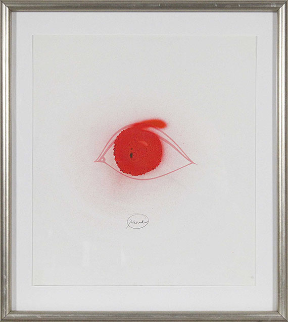 Otto Piene - Ohne Titel (Auge) - Rahmenbild
