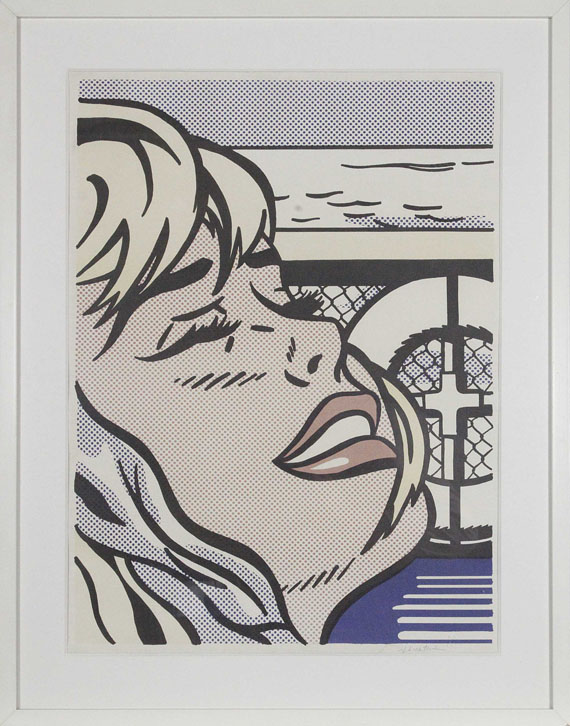 Roy Lichtenstein - Shipboard Girl - Rahmenbild