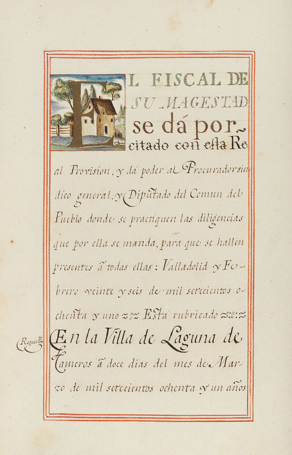 Manuskripte - Carta executoria. (Span. Handschrift auf Papier)